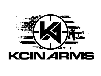 KCIN ARMS Logo Design