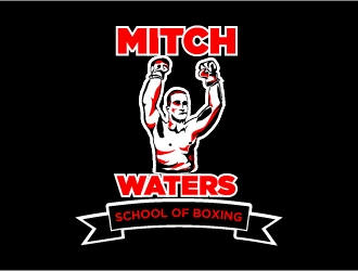 Mitch Waters School Of Boxing Logo Design