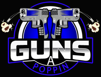 Guns A Poppin logo design by Suvendu
