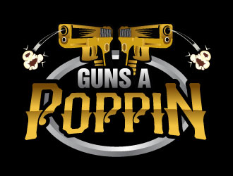 Guns A Poppin logo design by Suvendu